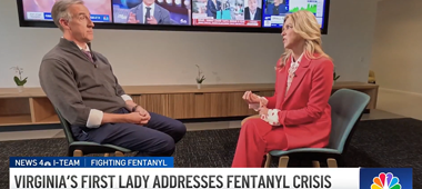 ቀዳማዊት እመቤት ለቃለ መጠይቅ ተቀምጣለች።